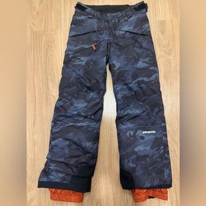 Patagonia Kids Camo Jumpsuit - Blue and Orange